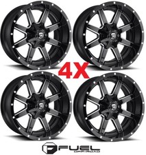 20 Fuel Maverick D610 Wheels Rims 20x10 Gloss Black Milled D61020009845 Deep Lip 20 Fuel Maverick D610 Wheels Rims 20x10 Gloss Black Milled D61020009845 Deep Lip