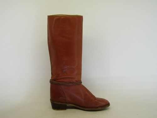 ZODIAC Womens Size 8.5 M Brown Leather Knee High Fashion Cowboy Boots - Picture 4 of 11