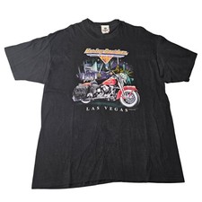VTG 1998 Harley-Davidson Cafe Las Vegas T-shirt Mens Large Motorcycle USA Made