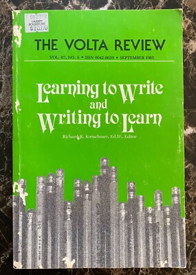Learning to Write and Writing to Learn by Richard Kretschmer, Paperback 1985