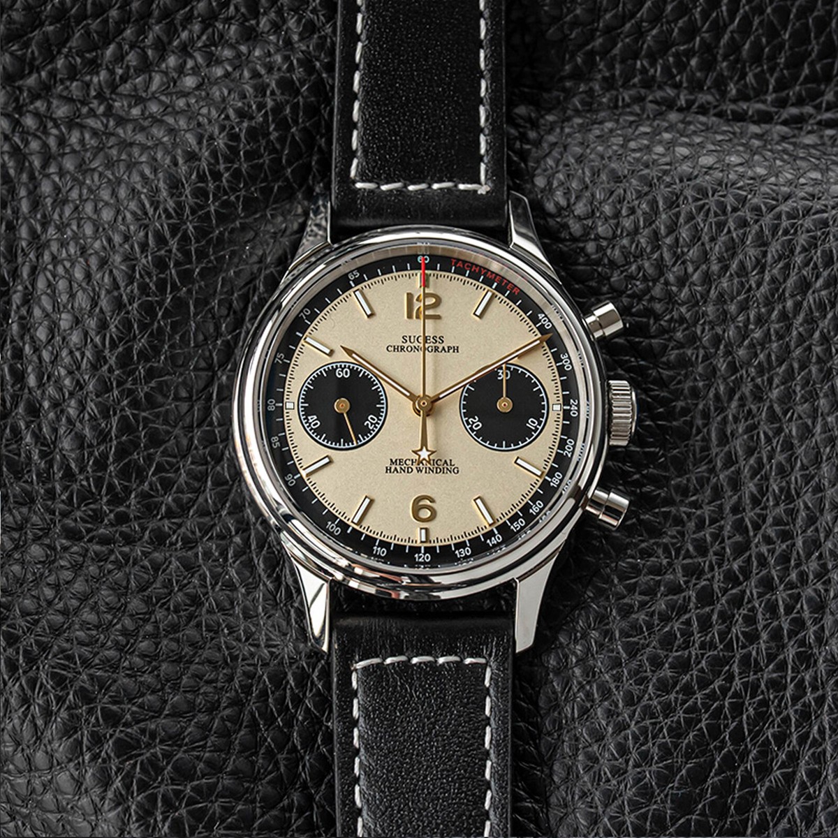 Sugess Panda V3 DIAL Chronograph Mechanical Men Watch