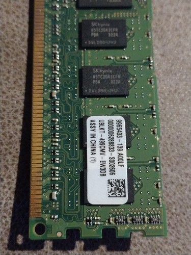 KINGSTON 4 x 4GB ( 16GB total ) KVR13R9S4/4I PC3 10600R DDR3 ECC Server Memory - Picture 7 of 12
