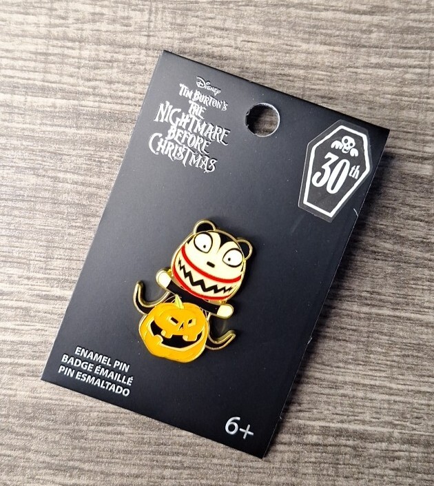 NEW ON CARD! Loungefly Disney Nightmare/Christmas Scary Teddy Metal Enamel Pin!