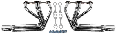 SPRINT ROADSTER HEADERS,T-BUCKET,SBC 265-400 V8,CERAMIC HOT COATED ...