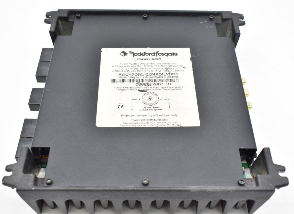 Rockford Fosgate Punch P4004 4-Channel Car Amp for sale online | eBay