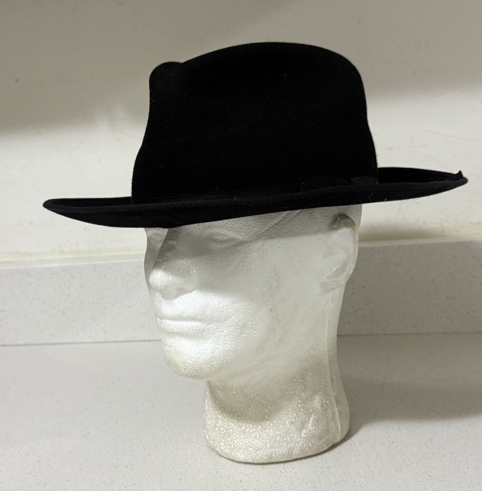 STETSON Stratoliner vintage hat color black men’s size 7 1/4 pre-owned