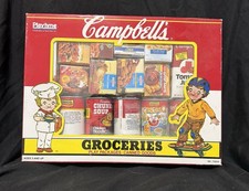 Playtime 1991 Campbell s Groceries Play Packages of Canned Goods In Original Box