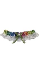 Sequin Rainbow Wedding Toss Bridal Garter