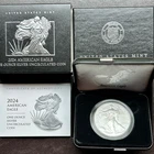 2024-W $1 American Silver Eagle Box, OGP & COA ++MINT++