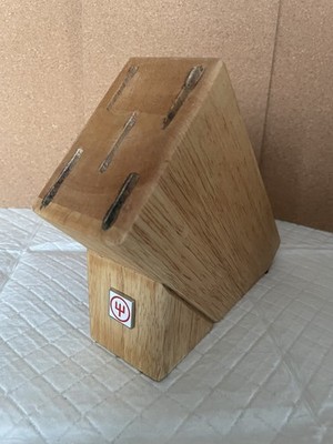 Wüsthof, Solingen, Deutschland. Kleiner 5 Schlitz Messerblock 80 er Jahre (1)