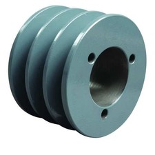 1/2 in to 1-5/8 in Quick Detachable Bushed Bore 3 Groove V-Belt Pulley 4.15 in