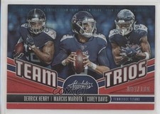2019 Absolute Team Trios Red Spectrum 64/100 Derrick Henry Marcus Mariota 02wb