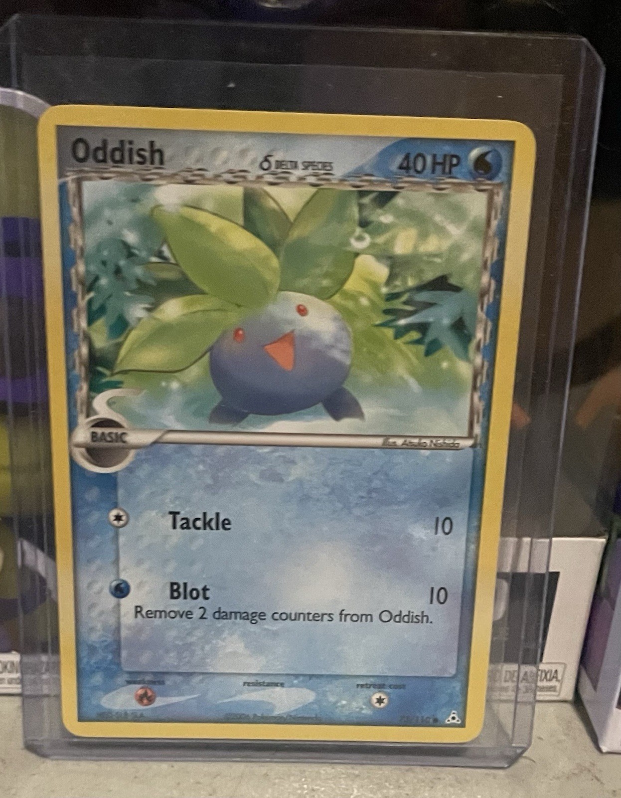 Oddish 73/110 - Uncommon - Delta species - Pokemon Card 2006 