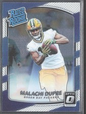 Malachi Dupre 2017 Donruss Optic #197 RC Green Bay Packers