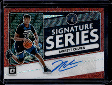 2020-21 Donruss Optic - Jarrett Culver - Signature Series - Red Mojo - Autograph