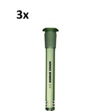 3x 5" Vidrio Downstem 14mm Cachimba Bong Burbujeador Tubo de Agua Tazón Slide Gr