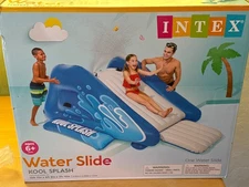 Intex  Pool Water Slide, Sports & Outdoors, Vinyl Material, Kids Ages 6+ 58849EP