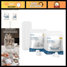 Baby Bottle Washer Cleaning Kit - 180 Detergent Tabs, Descaler Filter Set