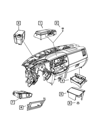 Genuine Mopar Module Cover 56029432AC
