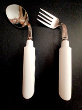 Parsons Adaptive Utensils 2 pcs Hand Tremors, Elderly, Arthritis, Parkinson's