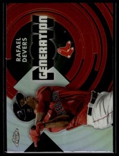 Rafael Devers 2022 Topps Chrome Update Generation Now Red Sox #GNC-17