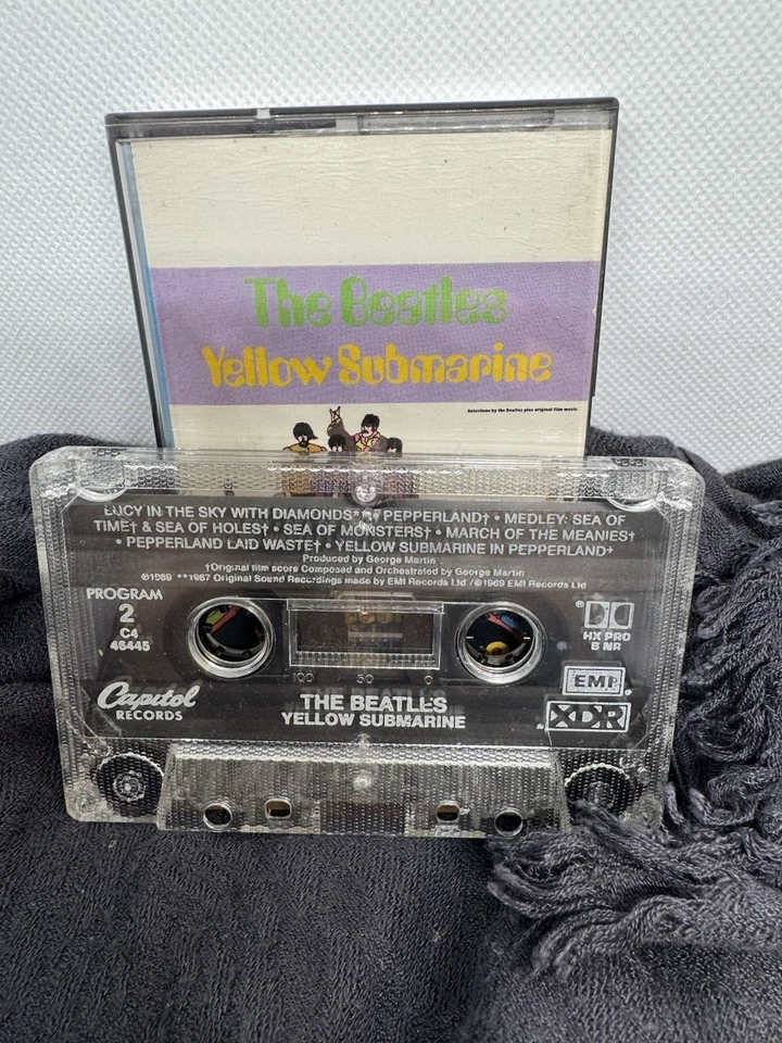 The Beatles Yellow Submarine Cassette Tape Capitol  - Image 4 of 4