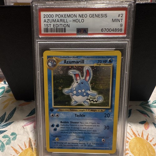 Azumarill (1st Edition) graded PSA 9 for sale on eBay