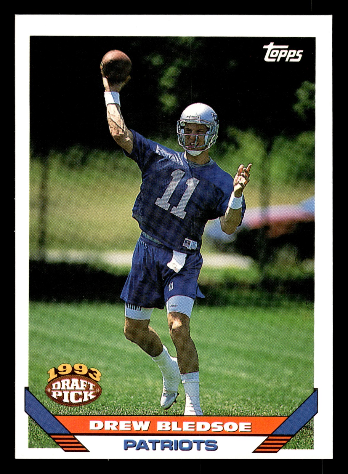 Drew Bledsoe 1993 Topps #130 New England Patriots