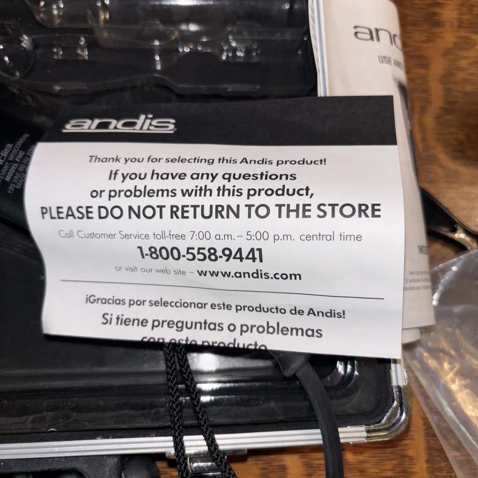 Animal profesional Andis Show Edge mostrando como caballos vacas cabras para aseo Foto 4 de 4