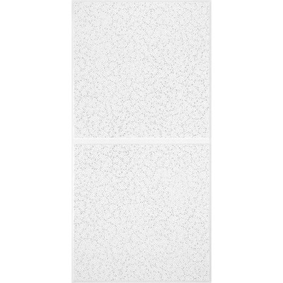Drop Ceiling Tile 2 Ft. X 4 Ft. Fiberboard Acoustic Tegular Edge 80 Sq Ft /Case