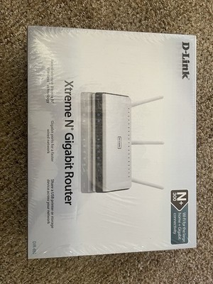 D-Link DIR-655 Xtreme N Gigabit Wireless Router 300 Mbps 4 LAN Dual-Band QoS