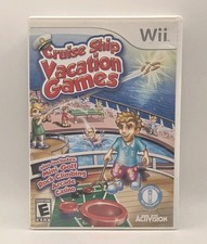 Cruise Ship Vacation Games Nintendo Wii 2009 Tested Working
