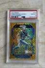 🔥2021 Panini Prizm PSA 10 LOW POP!/10🔥Christian McCaffrey Gold Shimmer Prizm