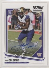 2018 Score Rookies Signatures Lavon Coleman #434 Auto 0q3