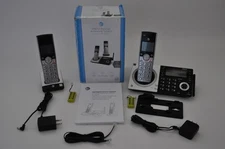 AT&T Expandable Cordless Phone Answering System DECT 6.0 Call Block 2 Handsets