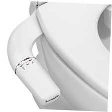 Ultra-Slim Hygienic Bidets Silver Dual Nozzles Rear Feminine Wash