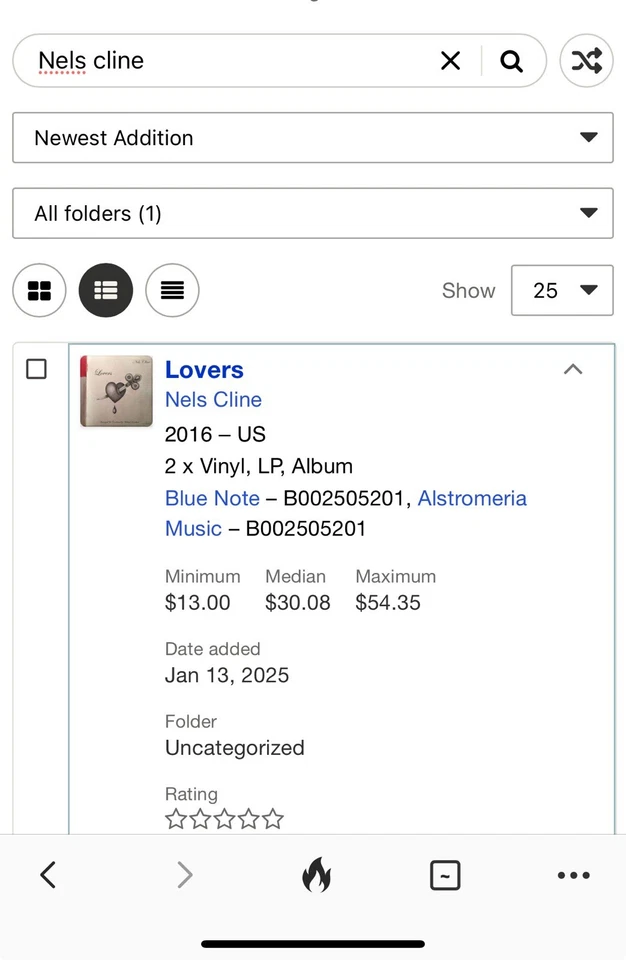 NELS CLINE ((Wilco)) «Любовники» 2LP винил NM, NM - Изображение 3 из 3