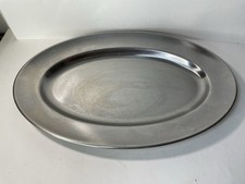 Gense 18/8 Stainless Steel Oval serving platt...