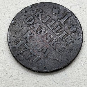 Danske (Denmark) • 1771 • 1 Skilling • K.M.