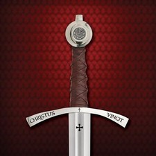 Caballeros Templarios Guardianes de la Fe 41" Espada Medieval por Molinete Coleccionable