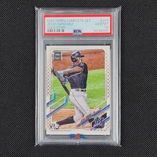 2021 Topps Gold Star #269 Jesus Sanchez PSA GEM MT 10 Rookie Card 
