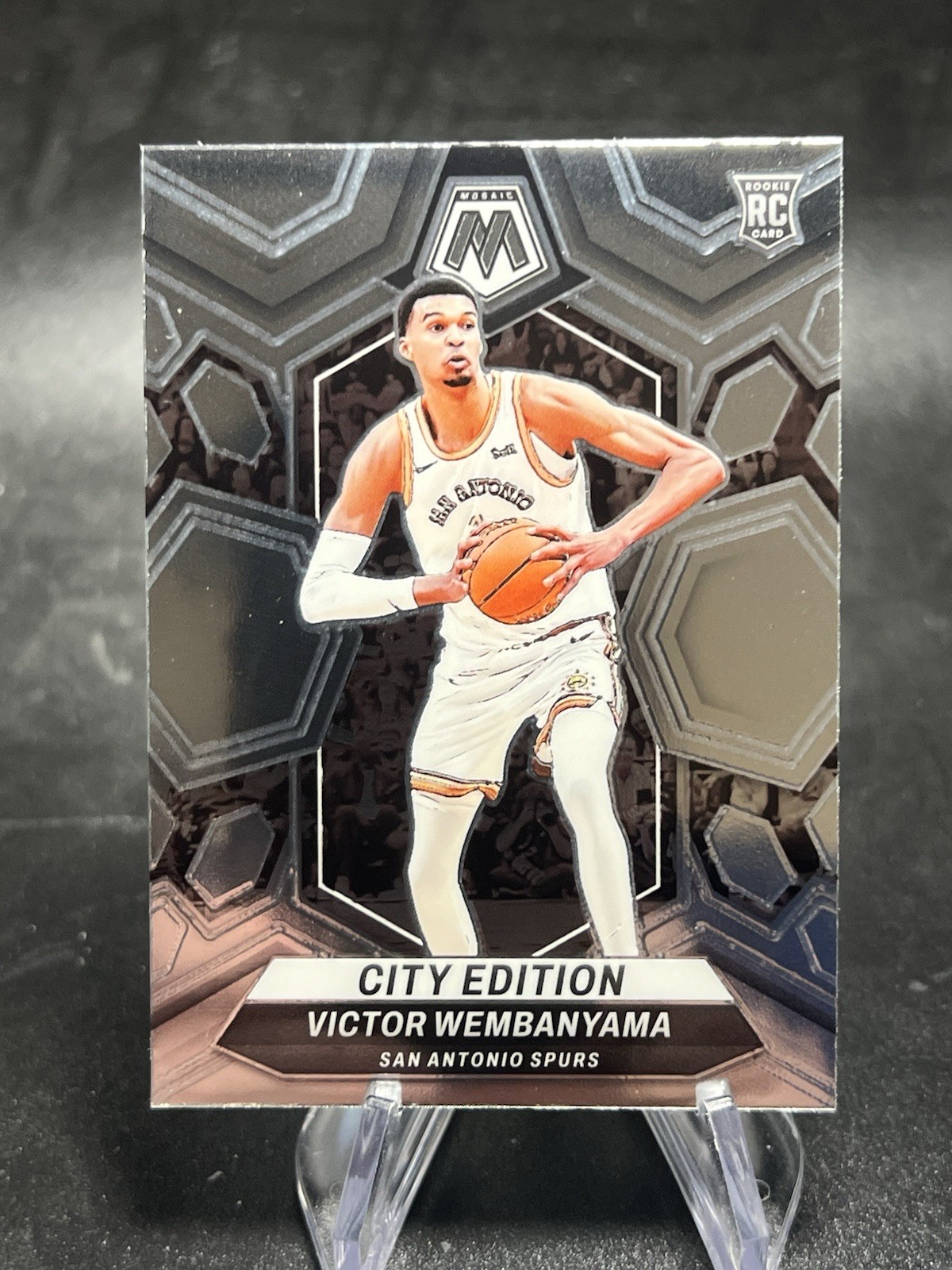 2023-24 Panini Mosaic #282 Victor Wembanyama City Edition Rookie RC
