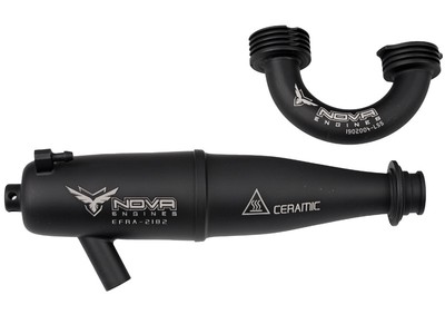 Nova Engines Resorohr EFRA2182 Keramik + Krümmer 55mm Off-Road Buggy / Truggy