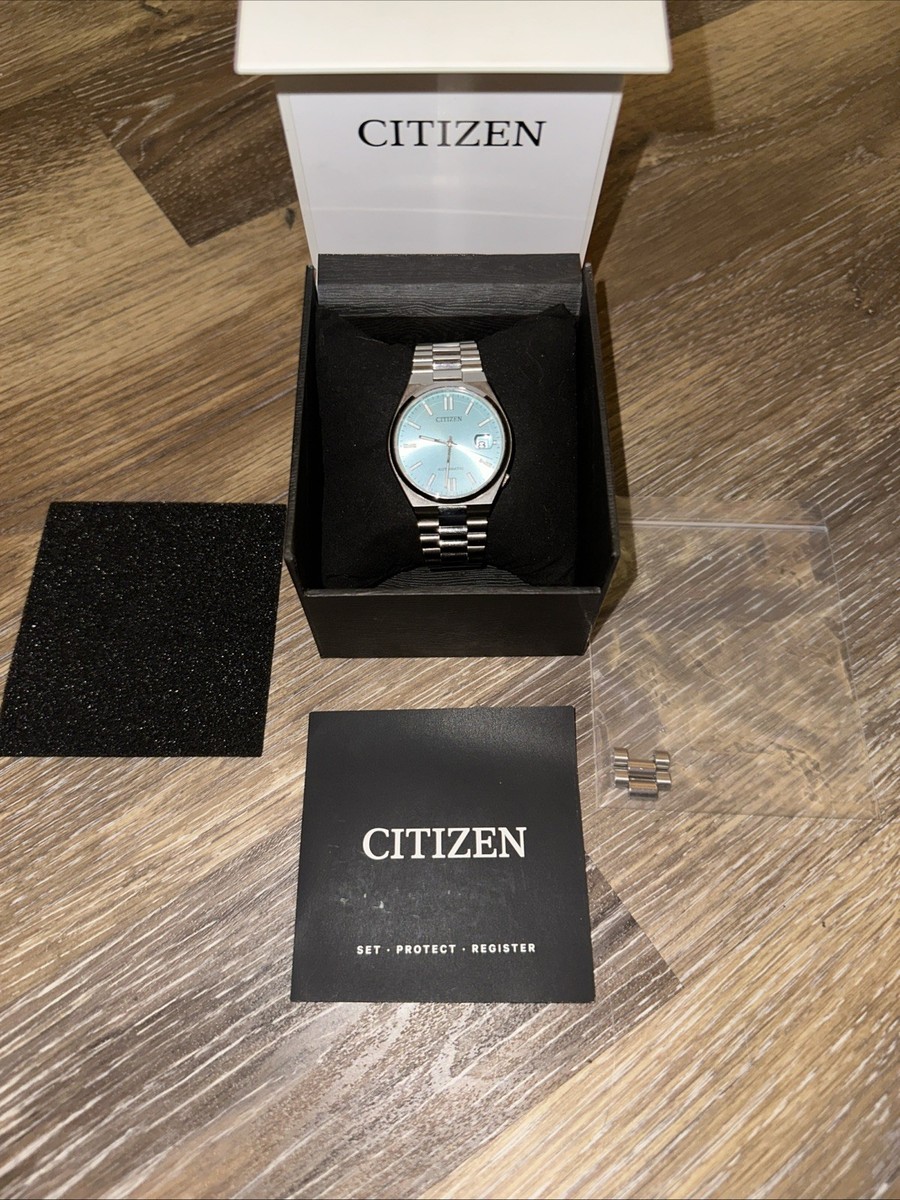 CITIZEN Gent's Wrist watch 8210-S126967 AUTOMATIC W “Tiffany” BLUE