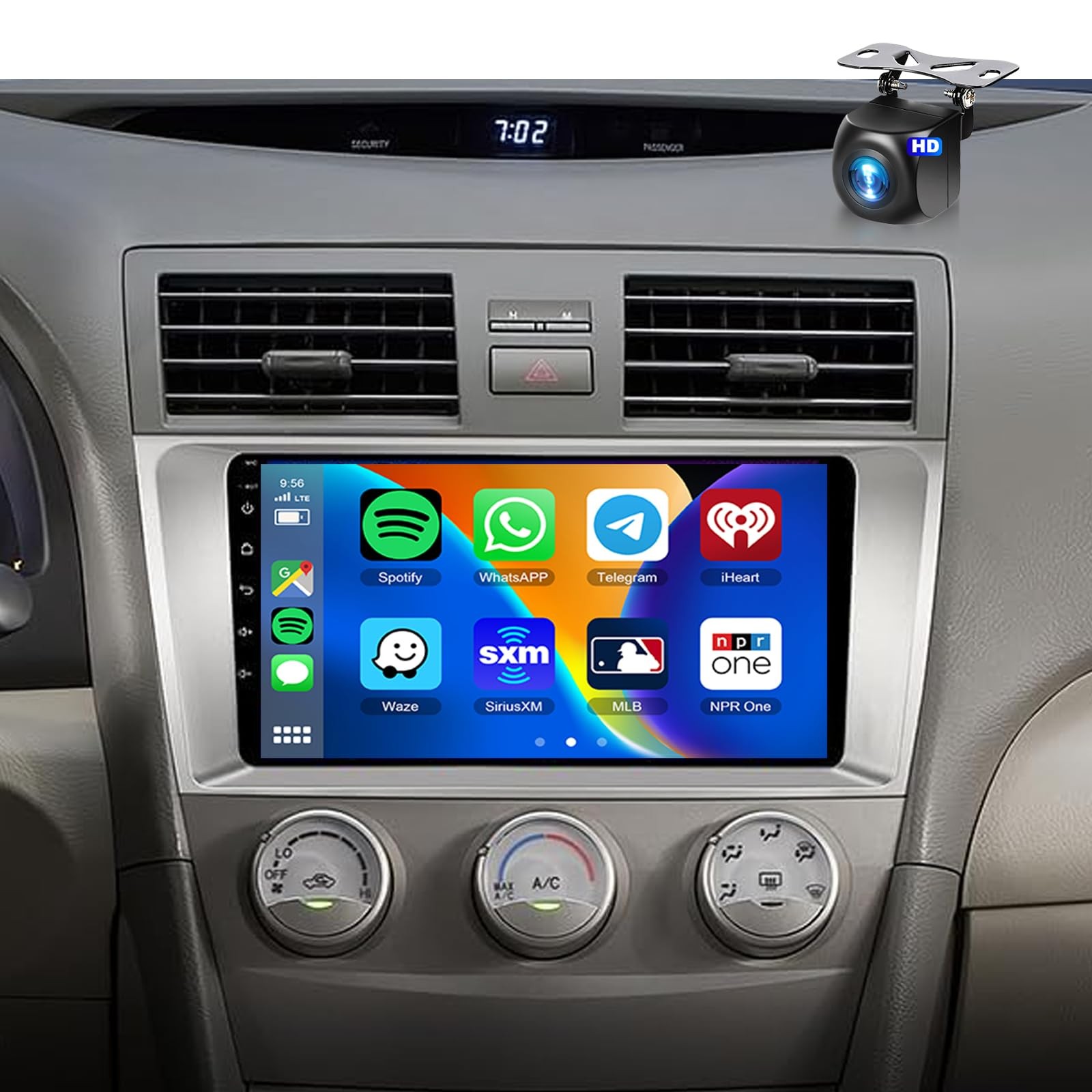 Car Stereo Radio JBL Android 13 Apple CarPlay GPS For Toyota Camry 2007-2011 64G