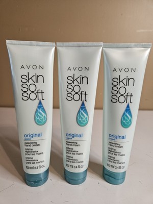 Avon SSS Skin So Soft Original + Jojoba Replenishing Hand Cream 3.4 oz Lot of 3