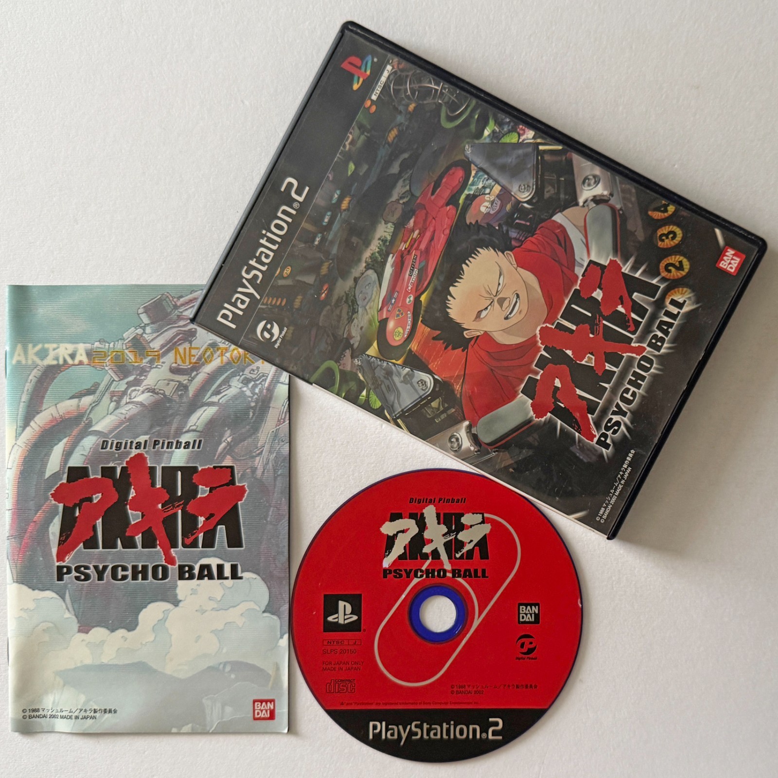 PS2 Akira Psycho Ball Playstation 2 Pinball Bandai Juego Japón JP
