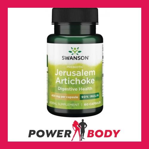 Swanson - Prebiotic Jerusalem Artichoke, 400mg - 60 caps