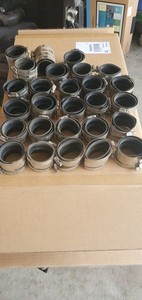 2 inch no hub couplings     24 reg and 3  xh