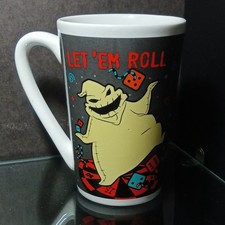 Disney The Nightmare Before Christmas OOGIE BOOGIE "Let Em Roll" Ceramic Mug